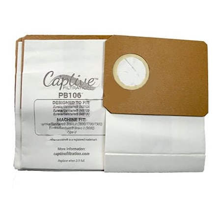 Gofer Parts Replacment Vacuum Bag For Nobles/Tennant 1210869 GVBAG1060